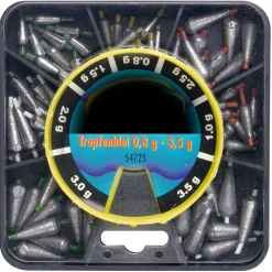 Perca Original Tropfenblei-Sortiment (0,8 - 3,5 g)