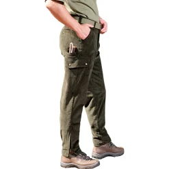 Percussion Cordsamt-Keilhose