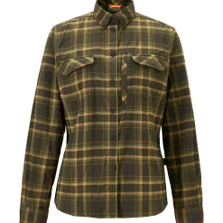 Pinewood Abisko Hiking Flannel Shirt Damen (Mossgreen)