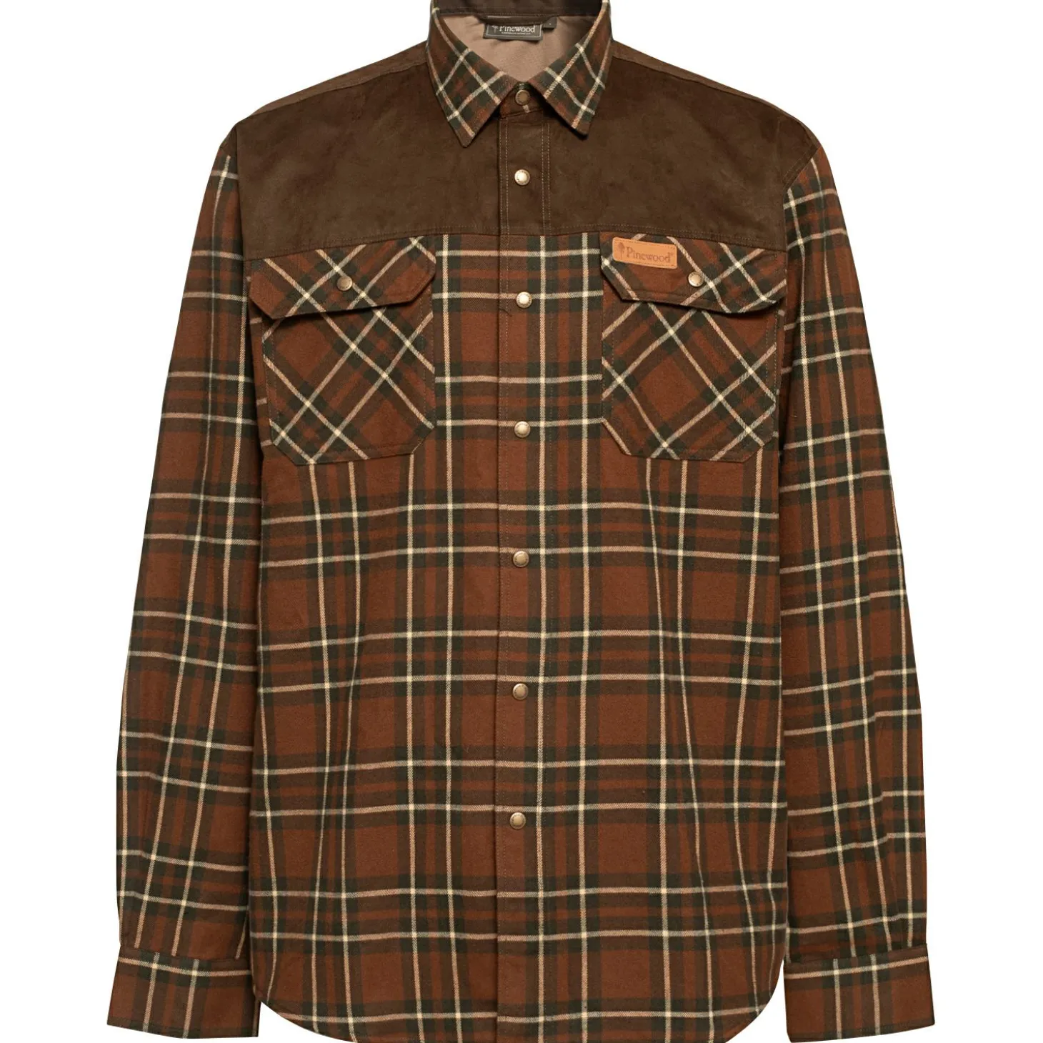 Pinewood Douglas Shirt Herren (Nougat/Beige)