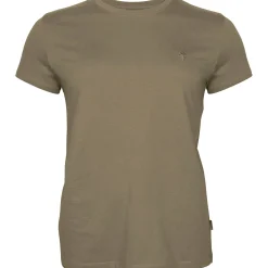 Pinewood 3er-Set: T-Shirts Damen (Green/H.Brown/Khaki)