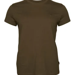 Pinewood 3er-Set: T-Shirts Damen (Green/H.Brown/Khaki)