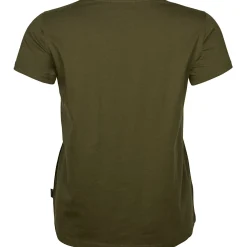 Pinewood 3er-Set: T-Shirts Damen (Green/H.Brown/Khaki)