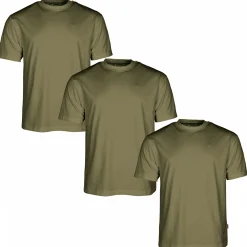 Pinewood 3er-Set: T-Shirts Herren (Khaki)