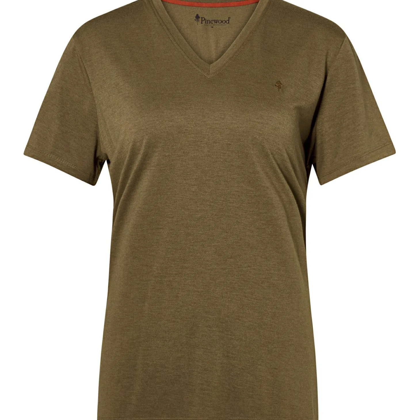 Pinewood Finnveden Forest Women T-Shirt Damen (Olive Green)