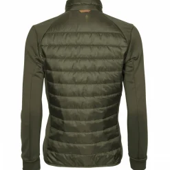 Pinewood Finnveden Hybrid Power Fleece Jacke Damen (Olive)