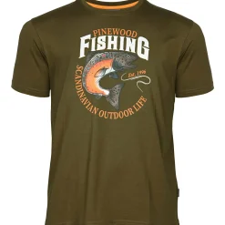Pinewood Fish T-Shirt Herren (Green)
