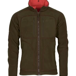 Pinewood Furudal Reversible Fleece Jacket Herren (H.Brown/Red)