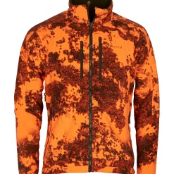 Pinewood Furudal Reversible Camou Fleece Jacket Herren (H.Brown/Strata Blaze)
