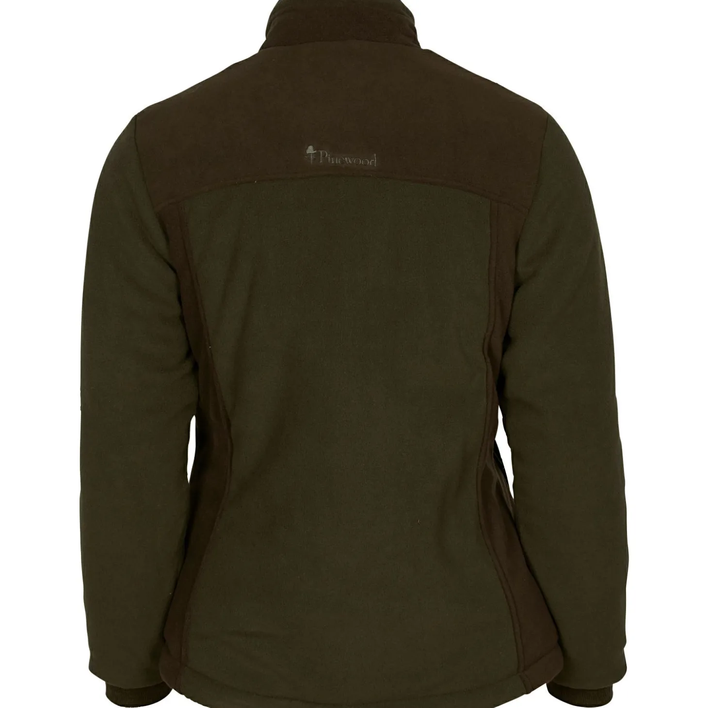 Pinewood Harriette Padded Fleece Jacket Damen (Green/Suede Brown)
