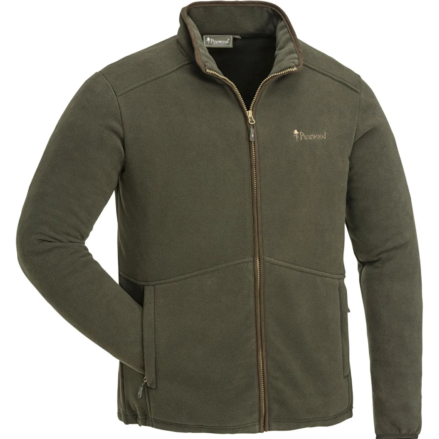 Pinewood Nydala Fleece Jacket Herren (H.Brown/Suede Brown)