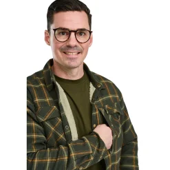 Pinewood Pile Overshirt Herren (D.Green/Bronze)