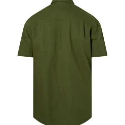 Pinewood Värnamo Hemp Mix S/S Shirt Herren (Pine Green)