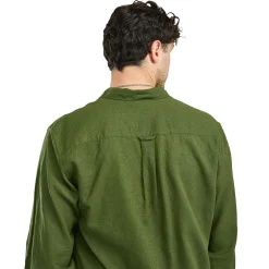 Pinewood Värnamo InsectSafe Hemp Mix L/S Shirt Herren (Pine Green)