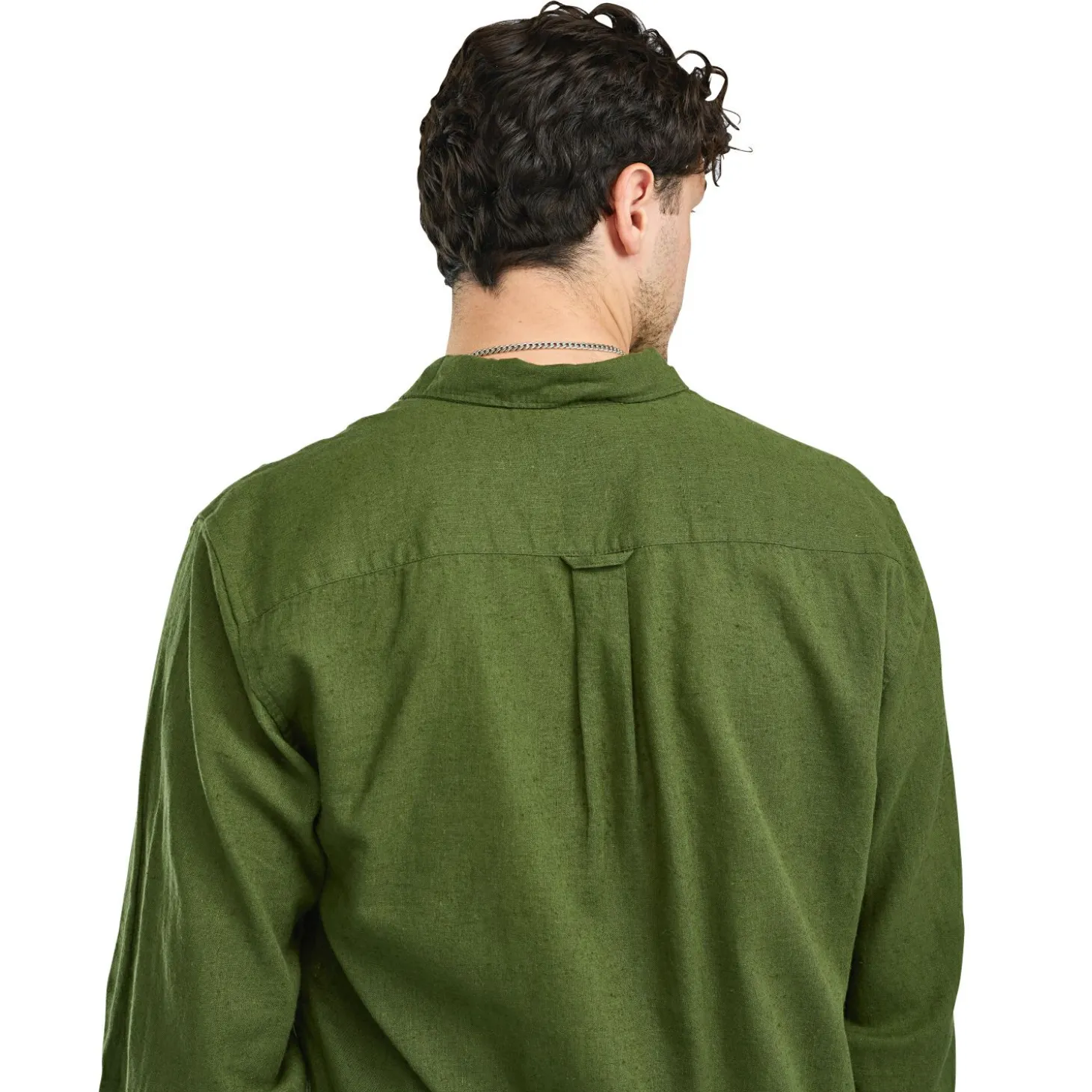 Pinewood Värnamo InsectSafe Hemp Mix L/S Shirt Herren (Pine Green)
