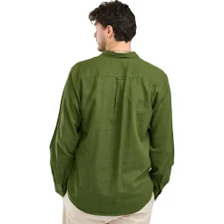 Pinewood Värnamo InsectSafe Hemp Mix L/S Shirt Herren (Pine Green)