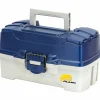 Plano Two-Tray Tackle Box (Blue Meatllic/Off-White)