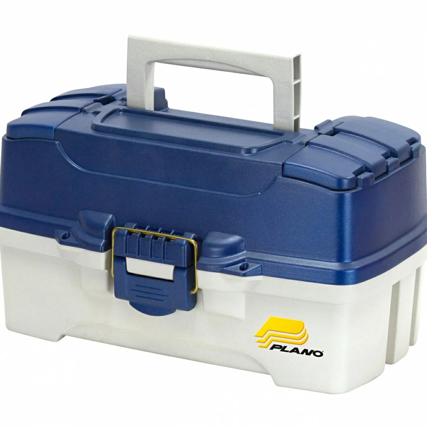 Plano Two-Tray Tackle Box (Blue Meatllic/Off-White)