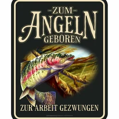 Rahmenlos Magnet (Zum Angeln geboren)