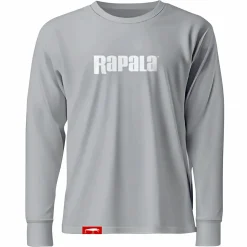 Rapala Langarm Shirt Grey White Logo