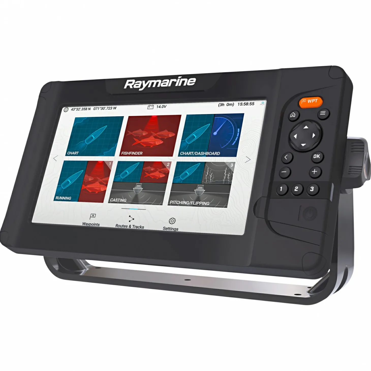 Raymarine Fischfinder Element 9 HV (HV-100 Geber, keine Karte)