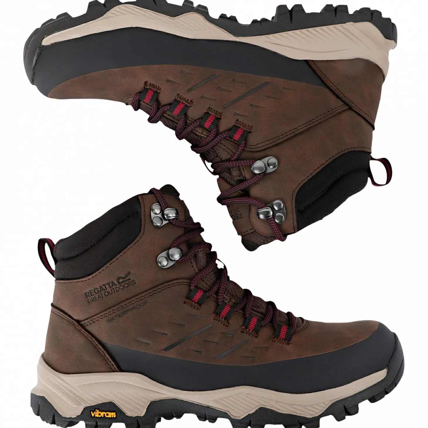 Regatta Blake Wanderstiefel Damen (Chestnut/Dark Pimento)