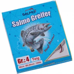 Salmo Greifer Vorfachhaken Teig (60 cm)