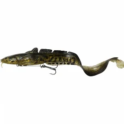 Savage Gear Quappen Softbait 3D Burbot Shallow (Gold Burbot UV)