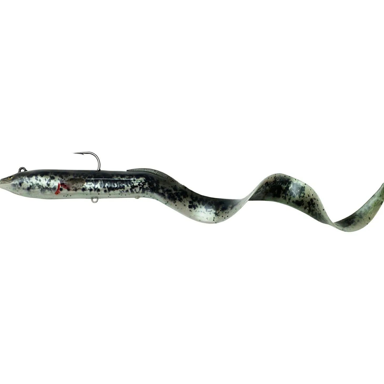 Savage Gear Sandaal Softbait 4D Real Eel (Black Green Pearl PHP)