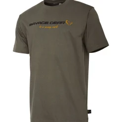 Savage Gear SG4 Logo T-Shirt Herren (Loden Green)