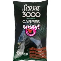 Sensas Grundfutter Carp Tasty (strawberry)