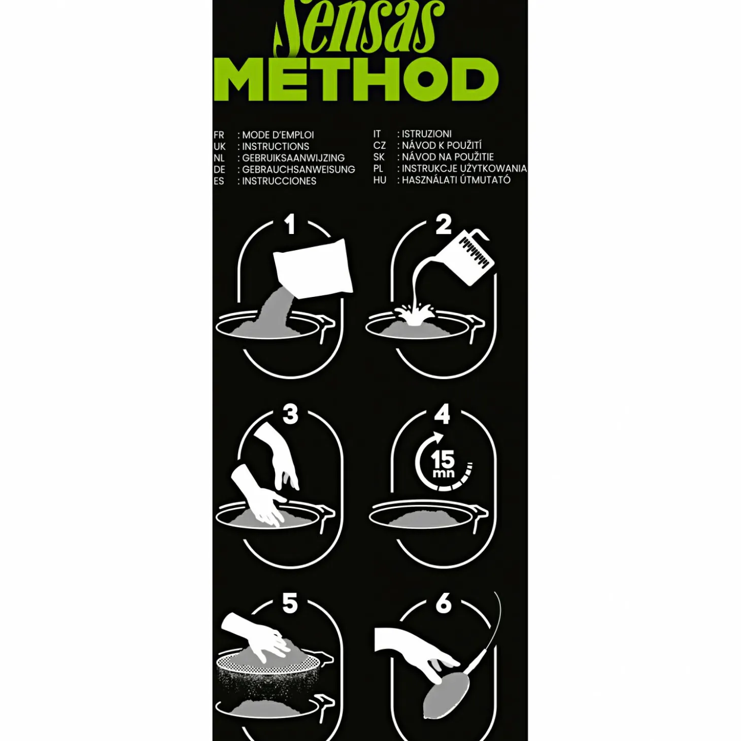 Sensas Method Feeder Serie (Dark Mackerel)