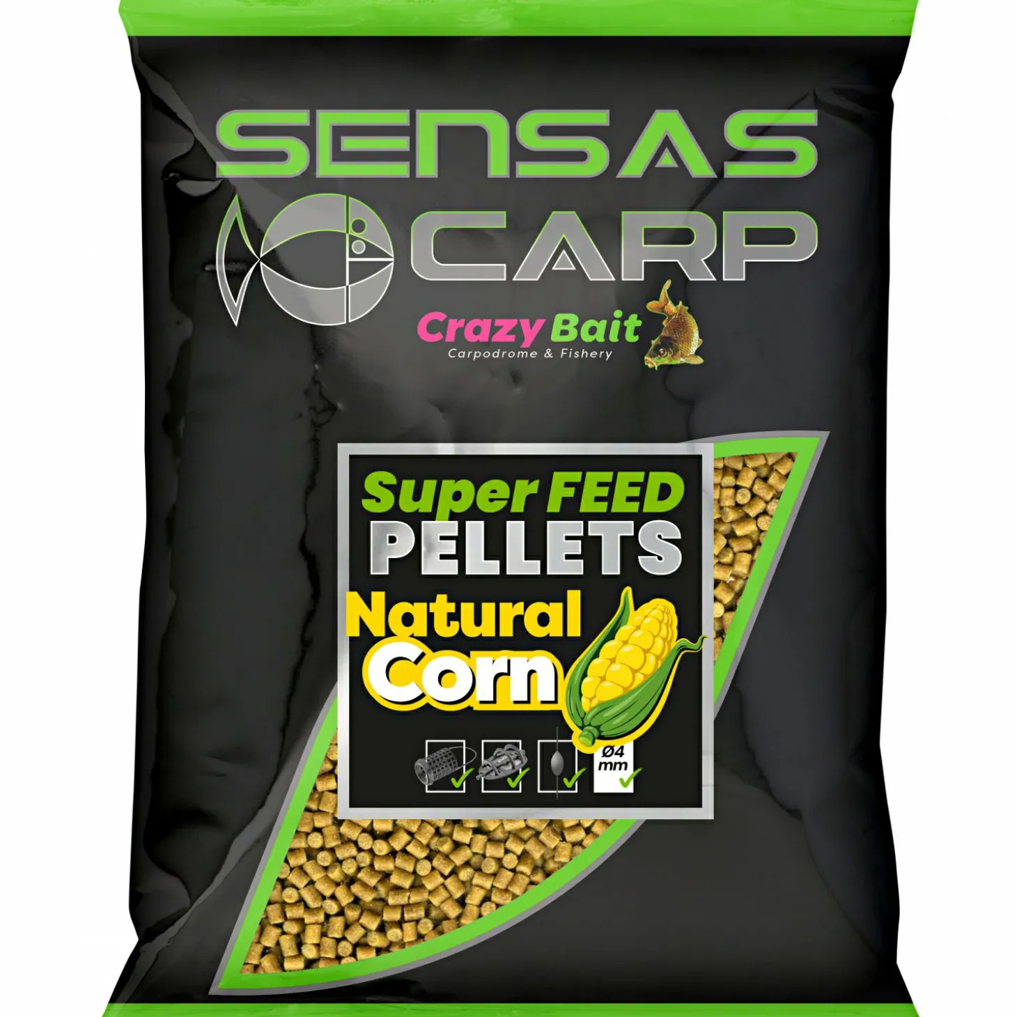 Sensas Super Feed Pellets (Natural Corn)