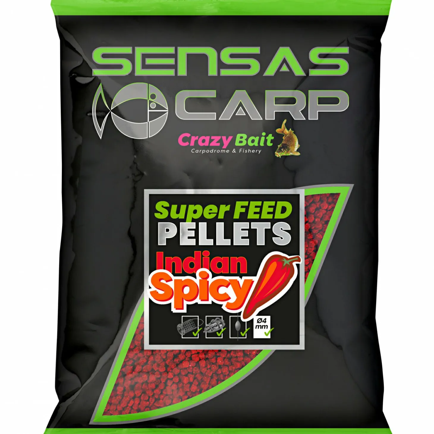 Sensas Super Feed Pellets (Indian Spicy)