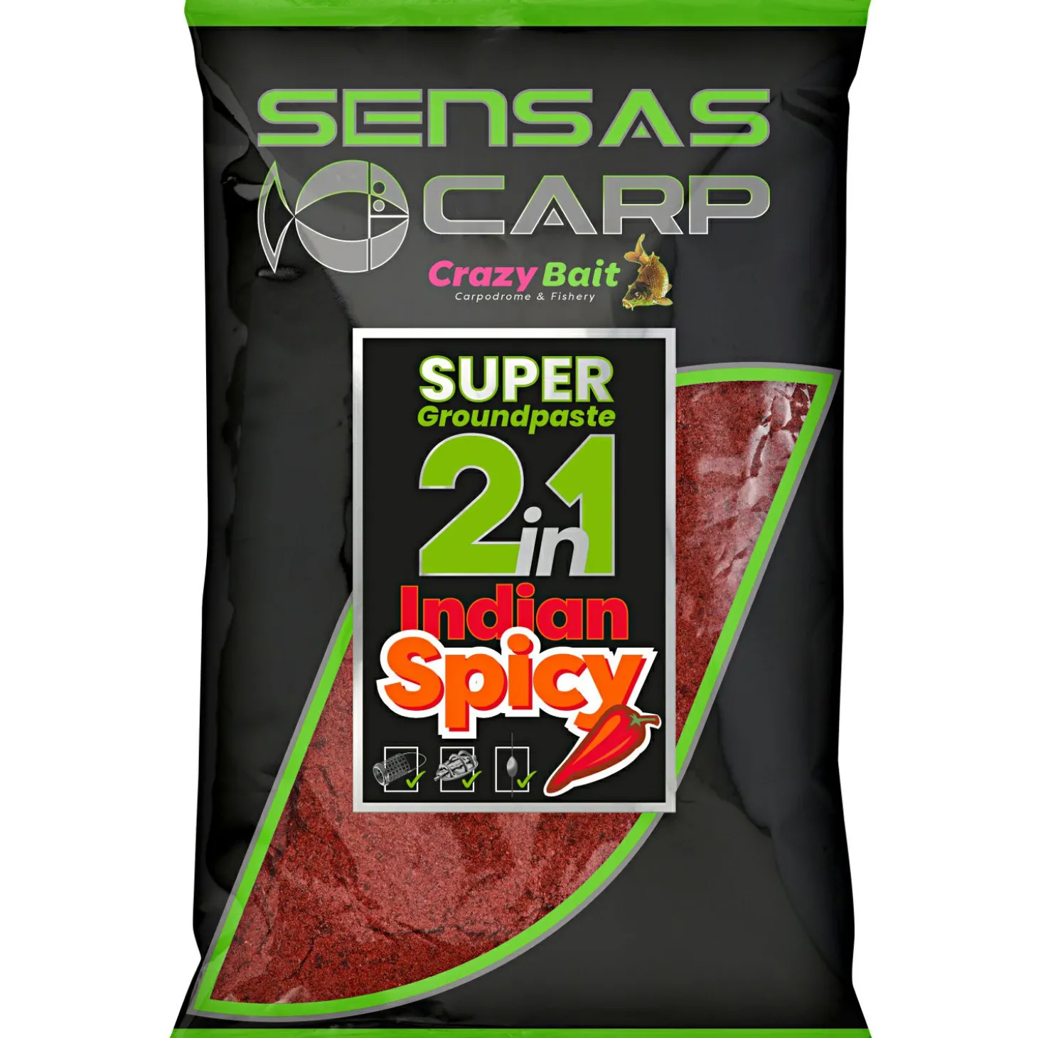Sensas Super Köderpaste 2 in 1 (Indian Spicy)