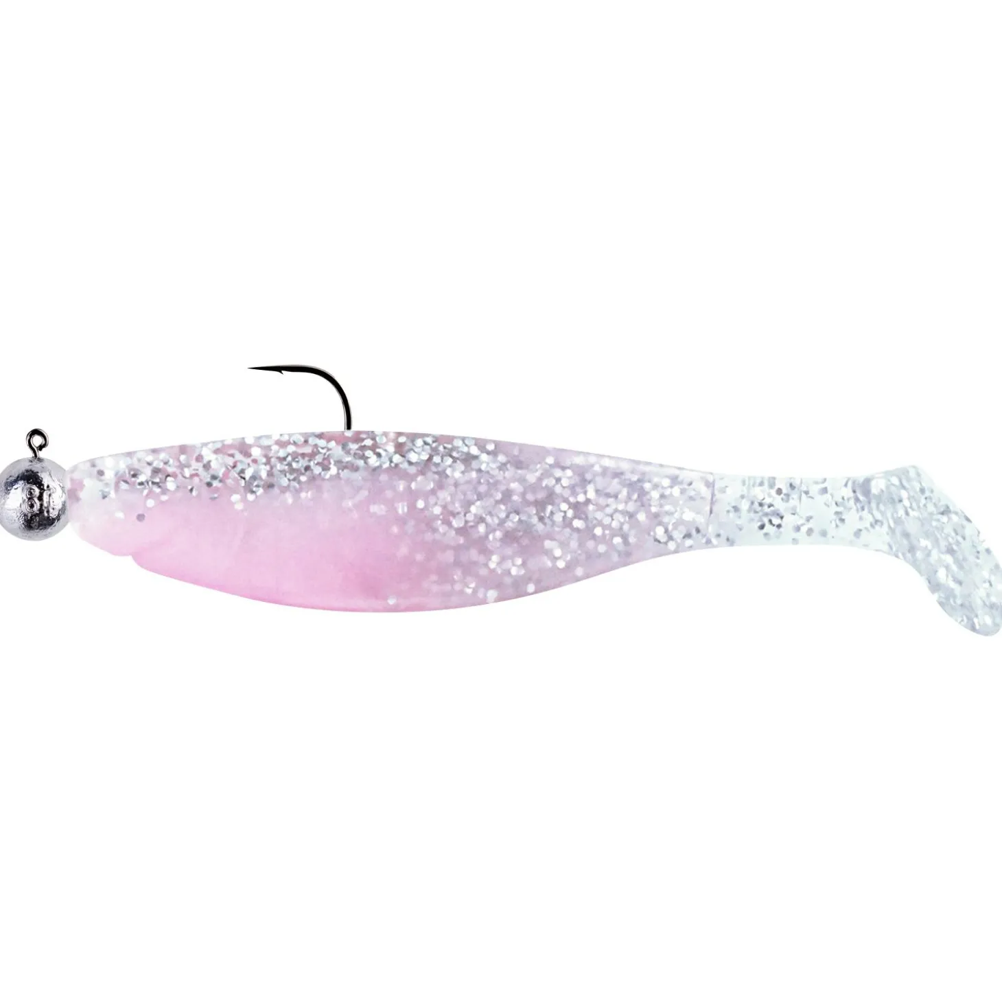 ShadXperts Shad Kopyto River 4" (Bubblegum/Klar Silber Glitter)