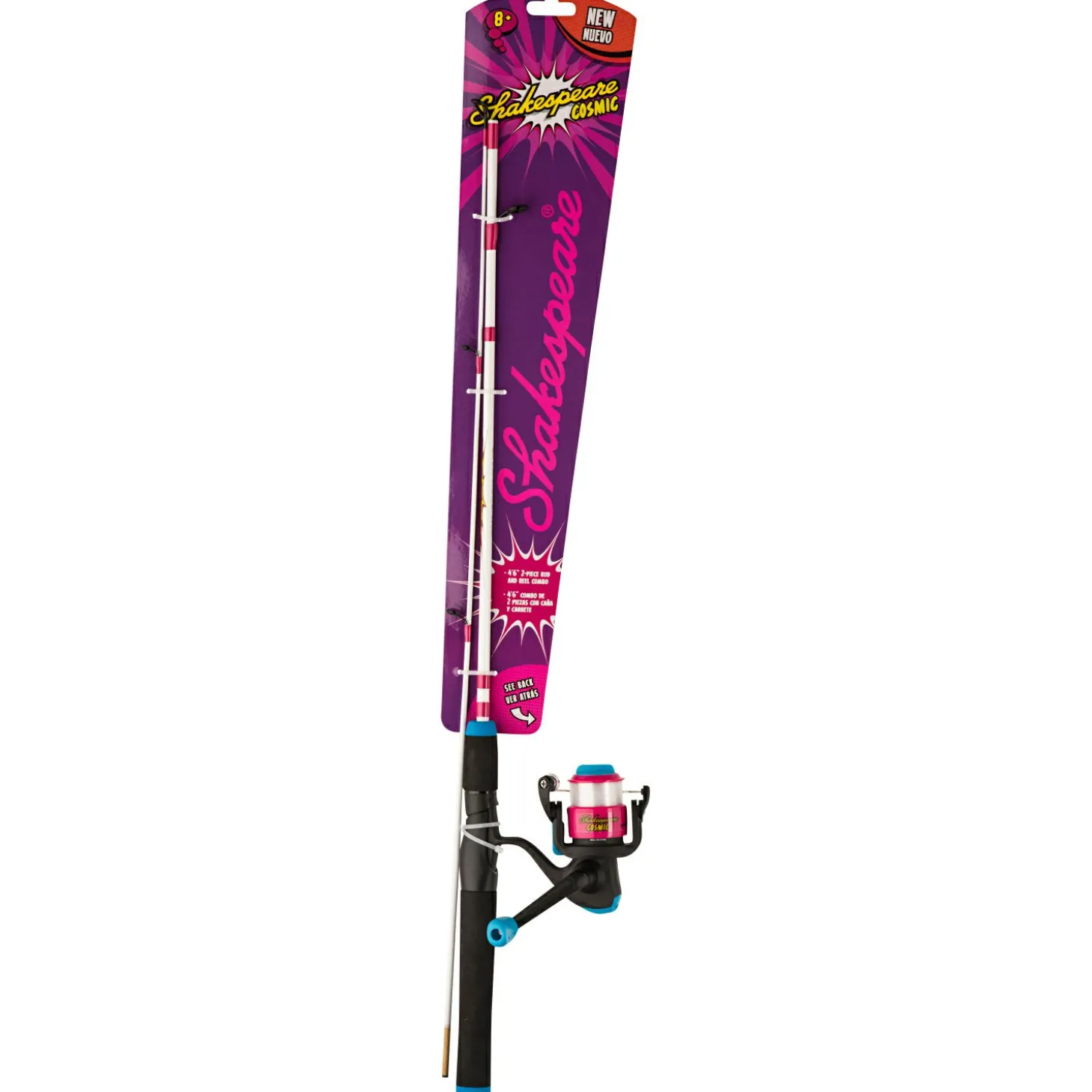 Shakespeare Spinning Combo Cosmic (pink, Stationärrolle)