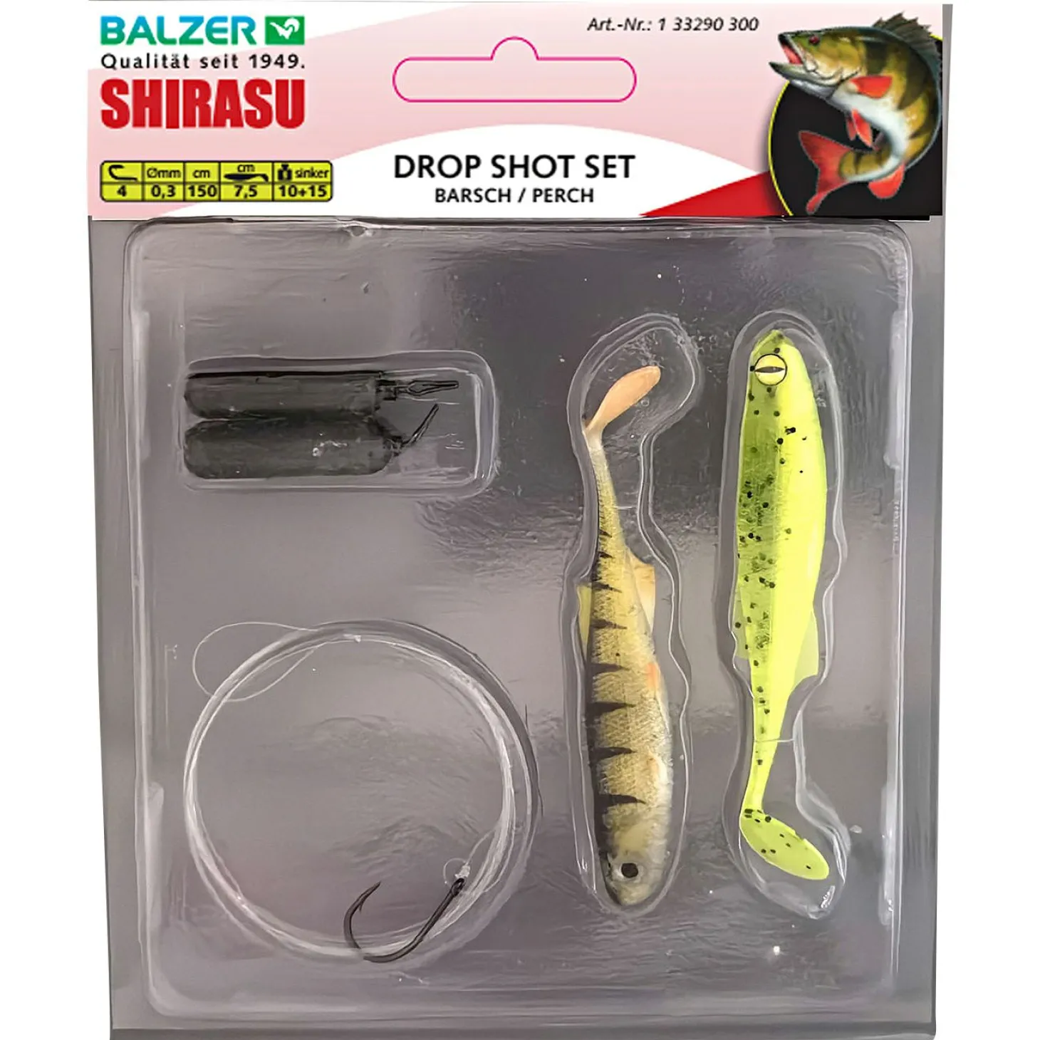 Shirasu Drop Shot Set Barsch