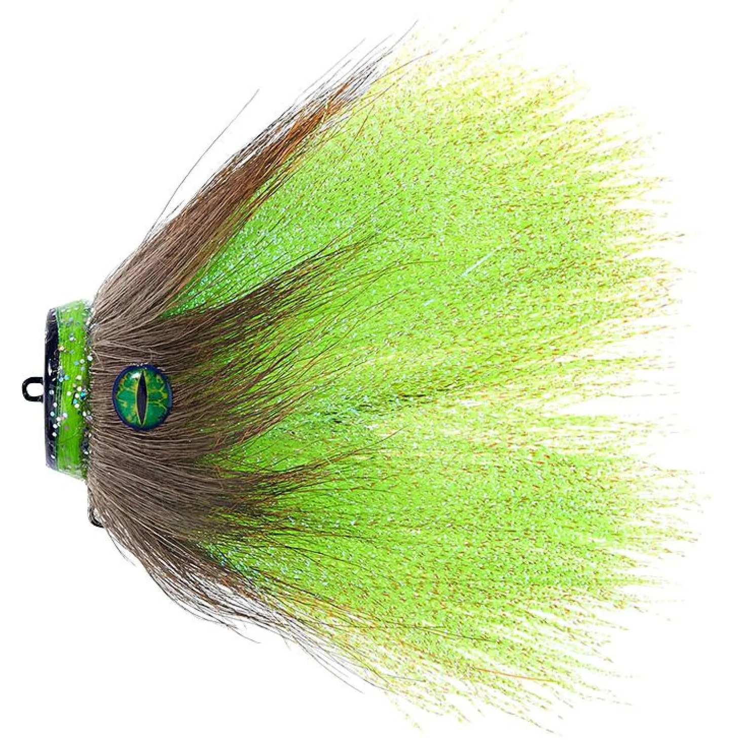 Shirasu Magic Fibre Lure (Green Pumpkin)