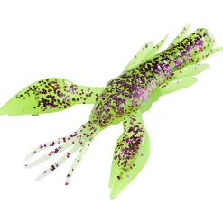 Shirasu Softlure Scary Crab (Purple Chartreuse)