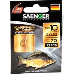 Sänger Zielfisch-Haken, gebunden (Karpfen Classic BN-16)