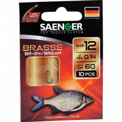 Sänger Zielfisch-Haken, gebunden (Brasse BR-24)