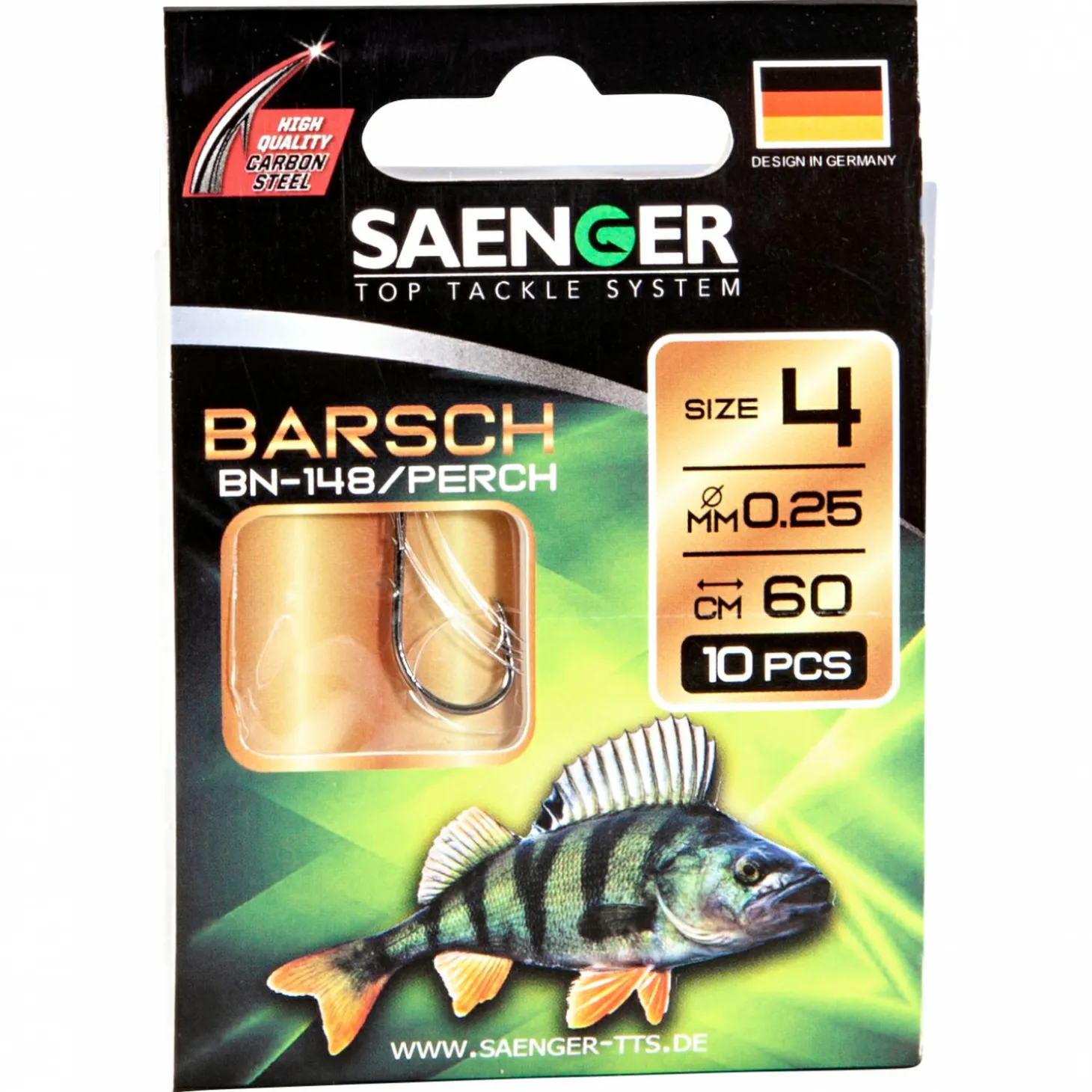 Sänger Zielfisch-Haken, gebunden (Barsch BN-148)