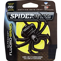 Spiderwire Angelschnur Ultracast Fluorobraid (Yellow, 110 m)