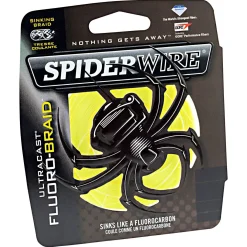 Spiderwire Angelschnur Ultracast Fluorobraid (Yellow, 110 m)