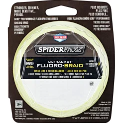 Spiderwire Angelschnur Ultracast Fluorobraid (Yellow, 110 m)