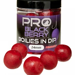 Starbaits Pro Boilies in Dip (Black Berry)