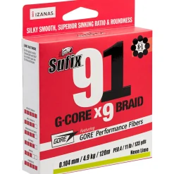 Sufix Geflechtschnur 91 Braid (Lo-Vis Green, 300 m)