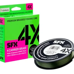 Sufix Geflechtschnur SFX 4 Carrier Braid (Lo-Vis Green, 135 m)