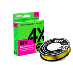 Sufix X4 Braid (yellow, 100 - 150 m)